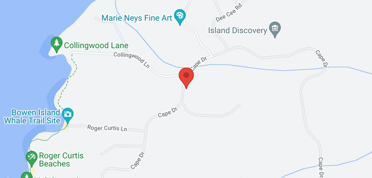 map of 1738 CAPE DRIVE